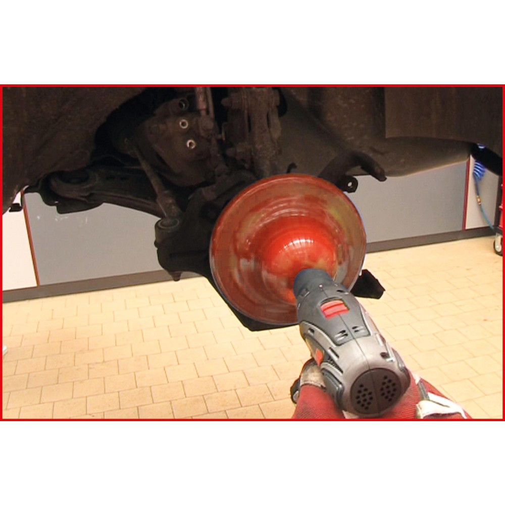 Produktabbildung Nr. 5: KS TOOLS Radnabenschleifer-Satz Ø 160 mm, Innen-Ø 75 mm, 4-tlg