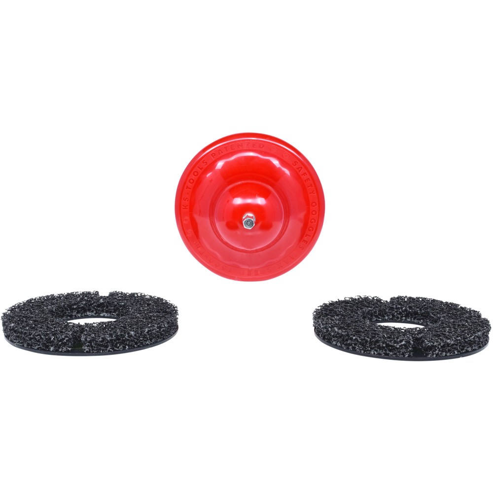 Produktabbildung Nr. 8: KS TOOLS Radnabenschleifer-Satz Ø 160 mm, Innen-Ø 75 mm, 4-tlg