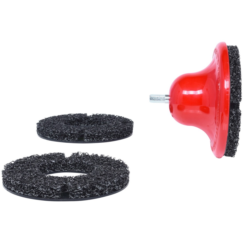 Produktabbildung Nr. 9: KS TOOLS Radnabenschleifer-Satz Ø 160 mm, Innen-Ø 75 mm, 4-tlg
