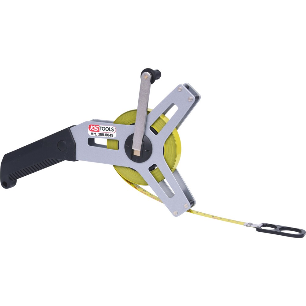 Produktabbildung Nr. 6: KS TOOLS Rahmenbandmaß mit gelbem Stahlband, 20m