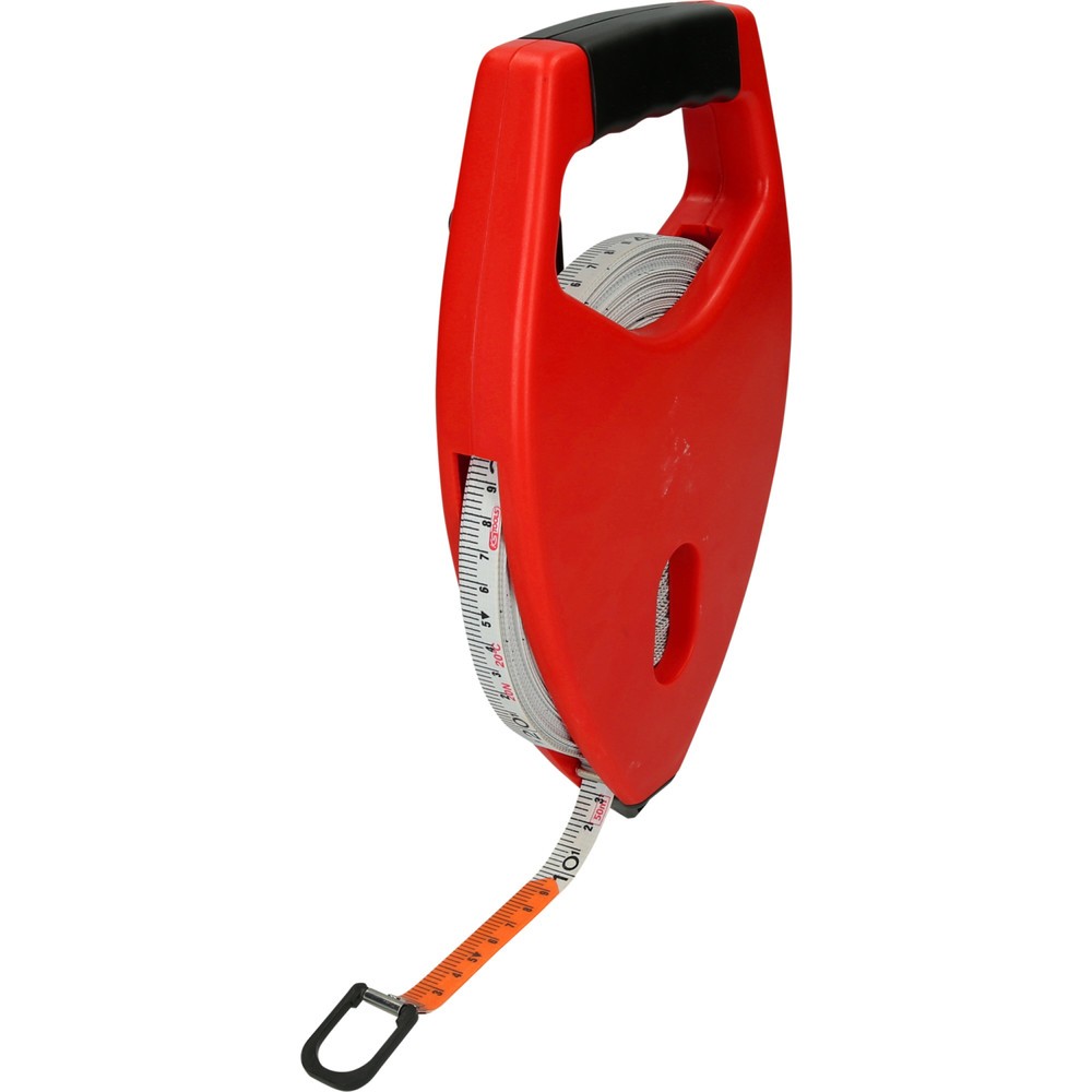 Produktabbildung Nr. 7: KS TOOLS Rahmenbandmaß mit gelbem Stahlband, Kunststoffgehäuse, 50m