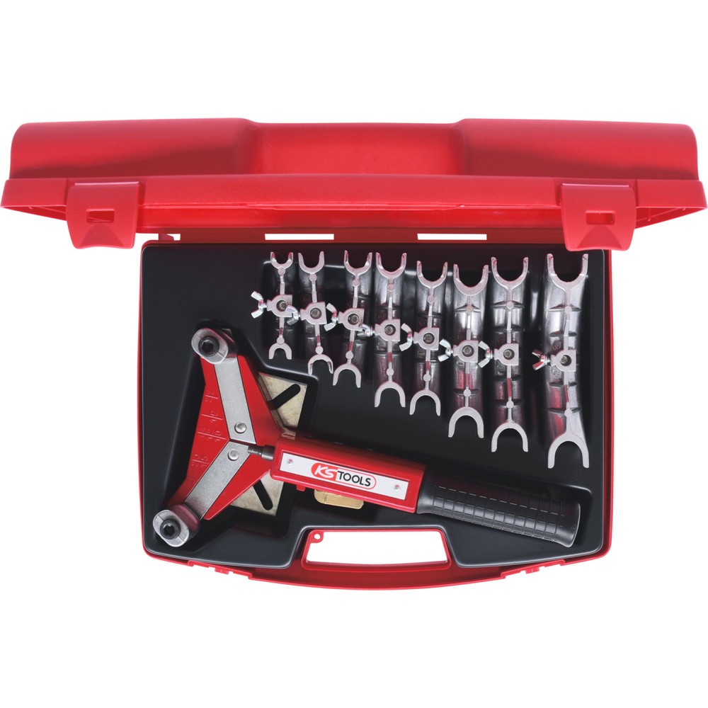 Produktabbildung: KS TOOLS Ratschen-Einhand-Biege-Satz 10-22mm, 9-tlg Variante1