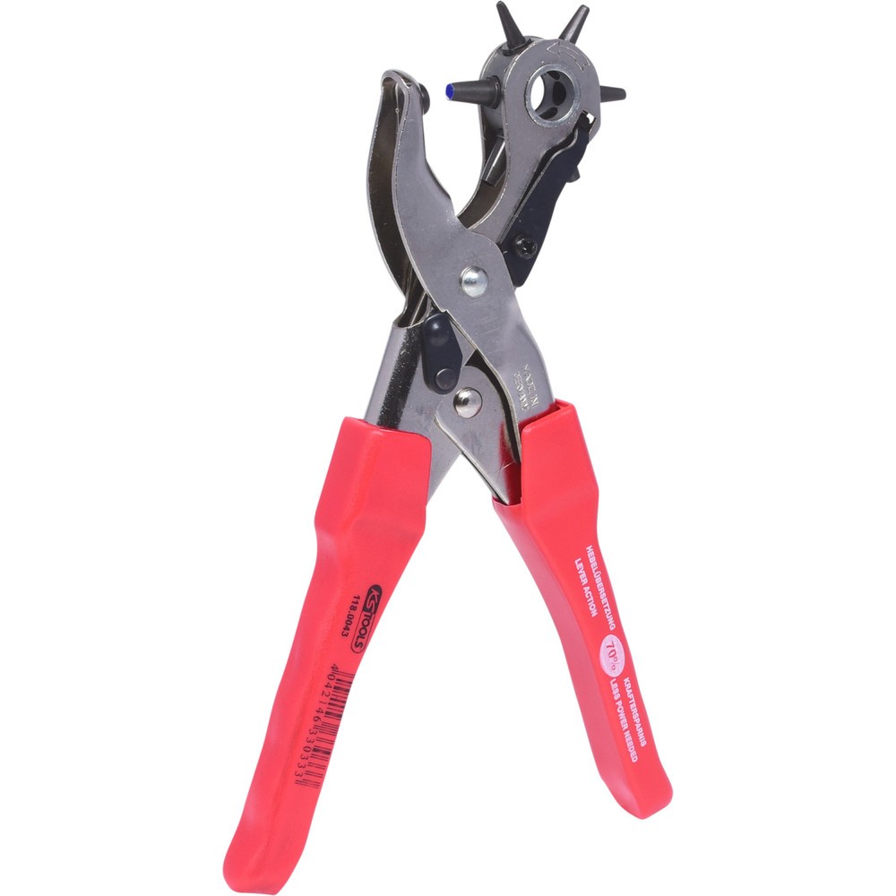 Produktabbildung: KS TOOLS Revolverlochzange, hebelübersetzt, 250mm