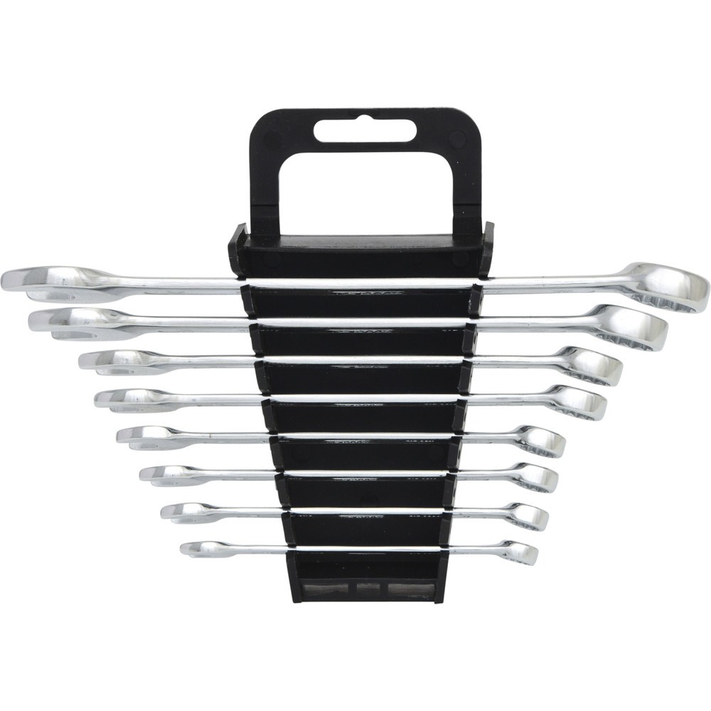 Produktabbildung: KS TOOLS Ringmaulschlüssel-Satz, abgewinkelt, 8-tlg 8-19mm