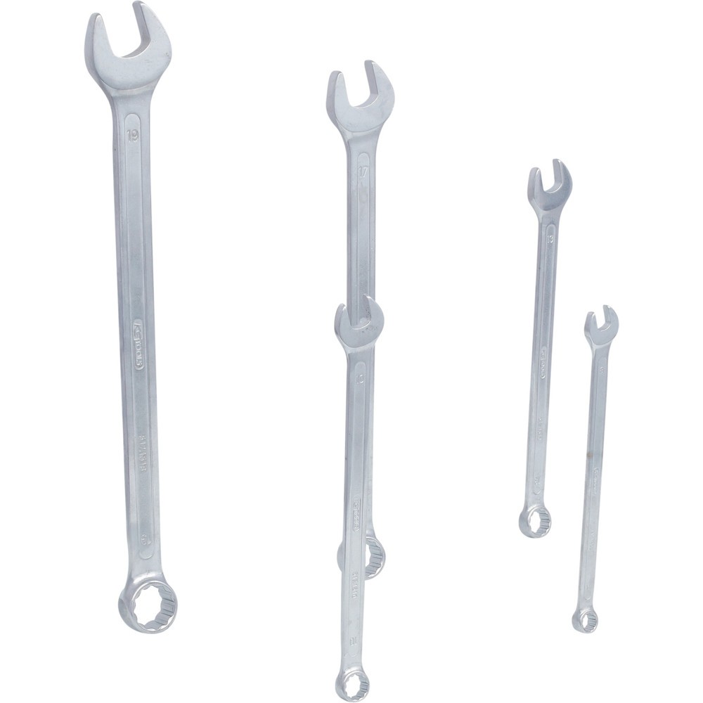 Produktabbildung: KS TOOLS Ringmaulschlüssel-Satz, extra lang, 5-tlg 8-19mm