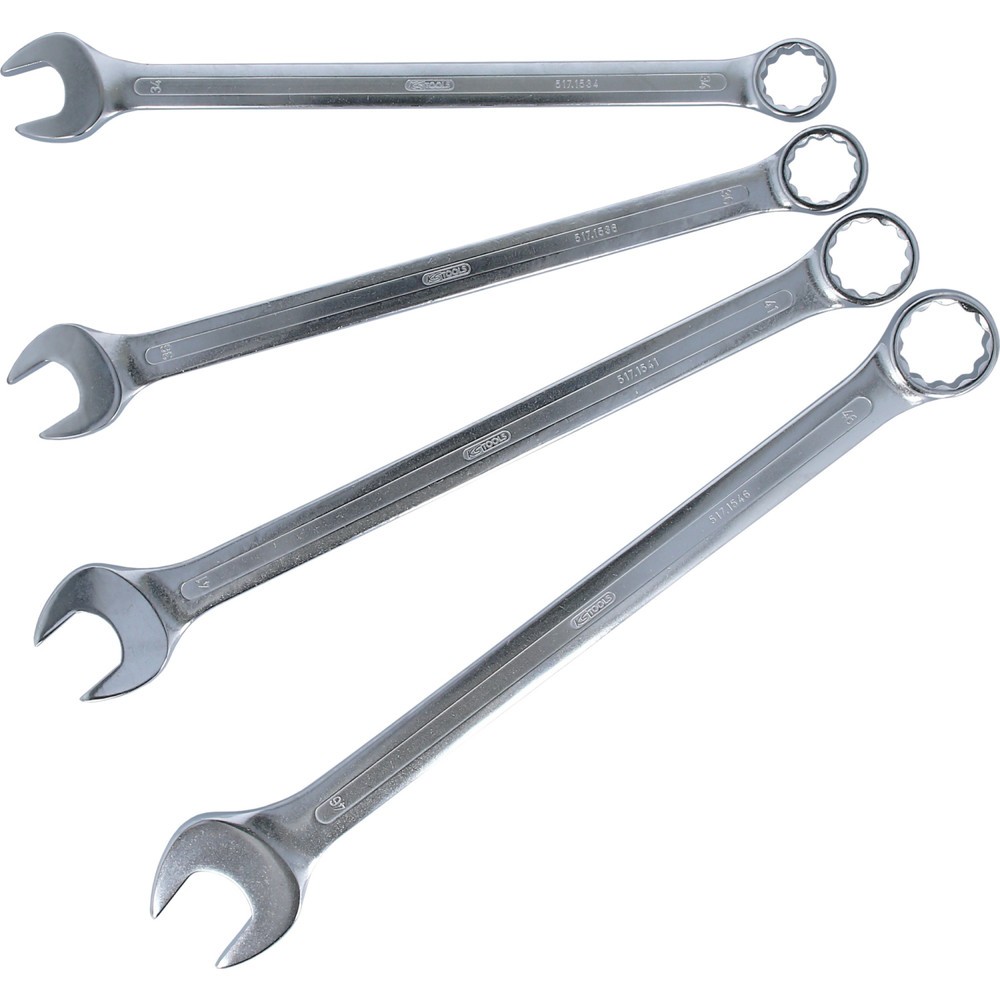 Produktabbildung: KS TOOLS Ringmaulschlüssel-Satz, extra lang, 4-tlg 34-46mm