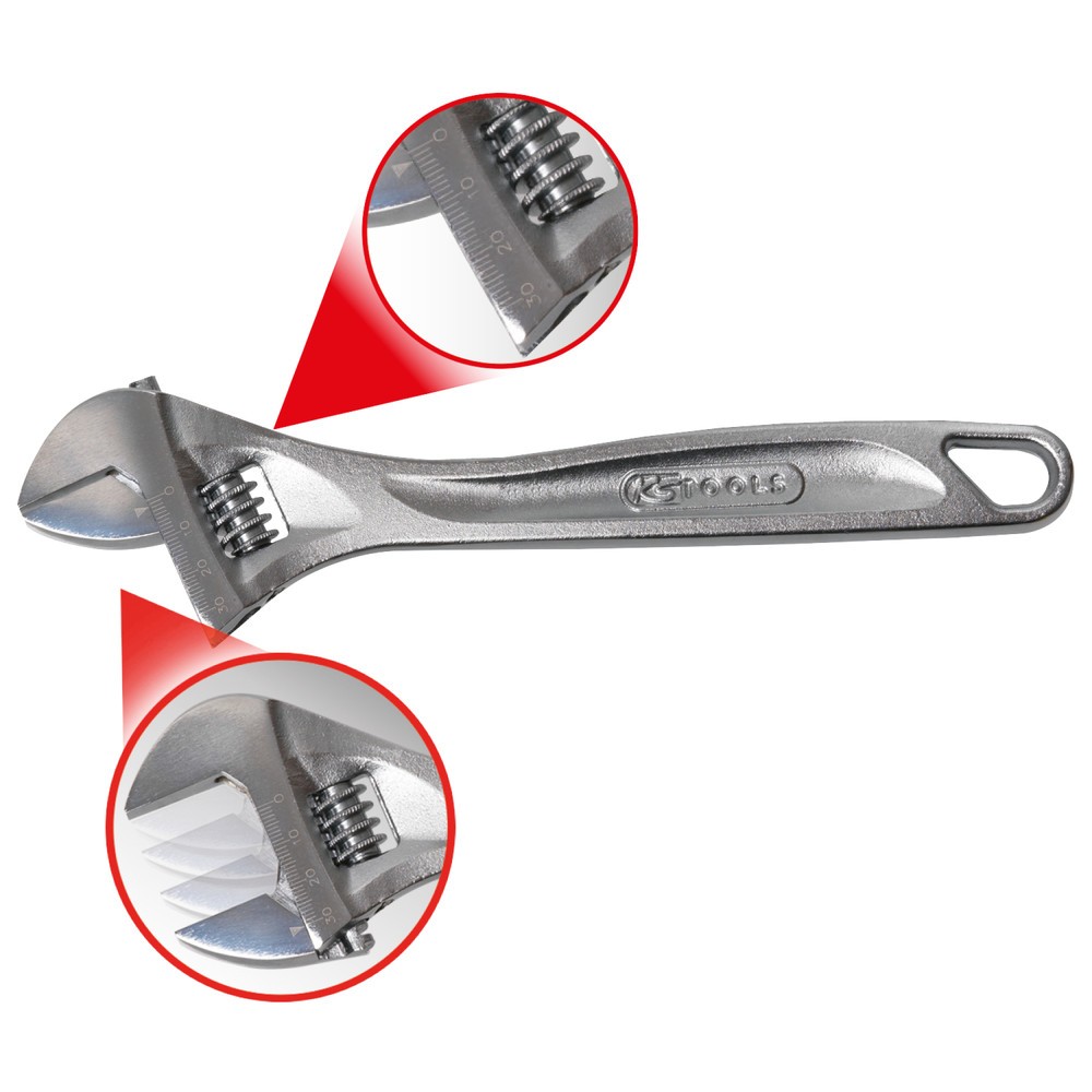Produktabbildung Nr. 2: KS TOOLS Rollgabelschlüssel, verstellbar, 18mm