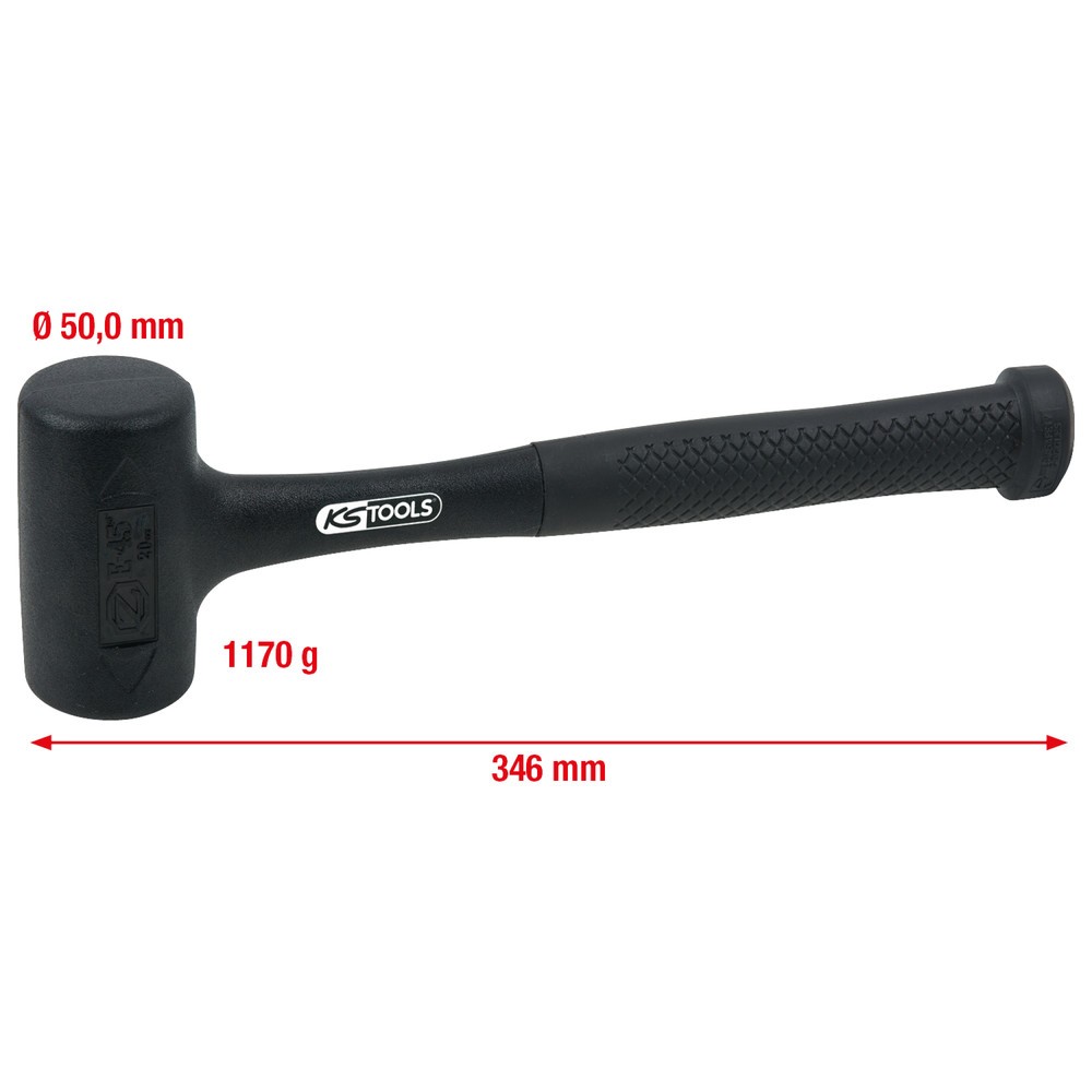 Produktabbildung Nr. 4: KS TOOLS Rückschlagfreier Schonhammer, 860g