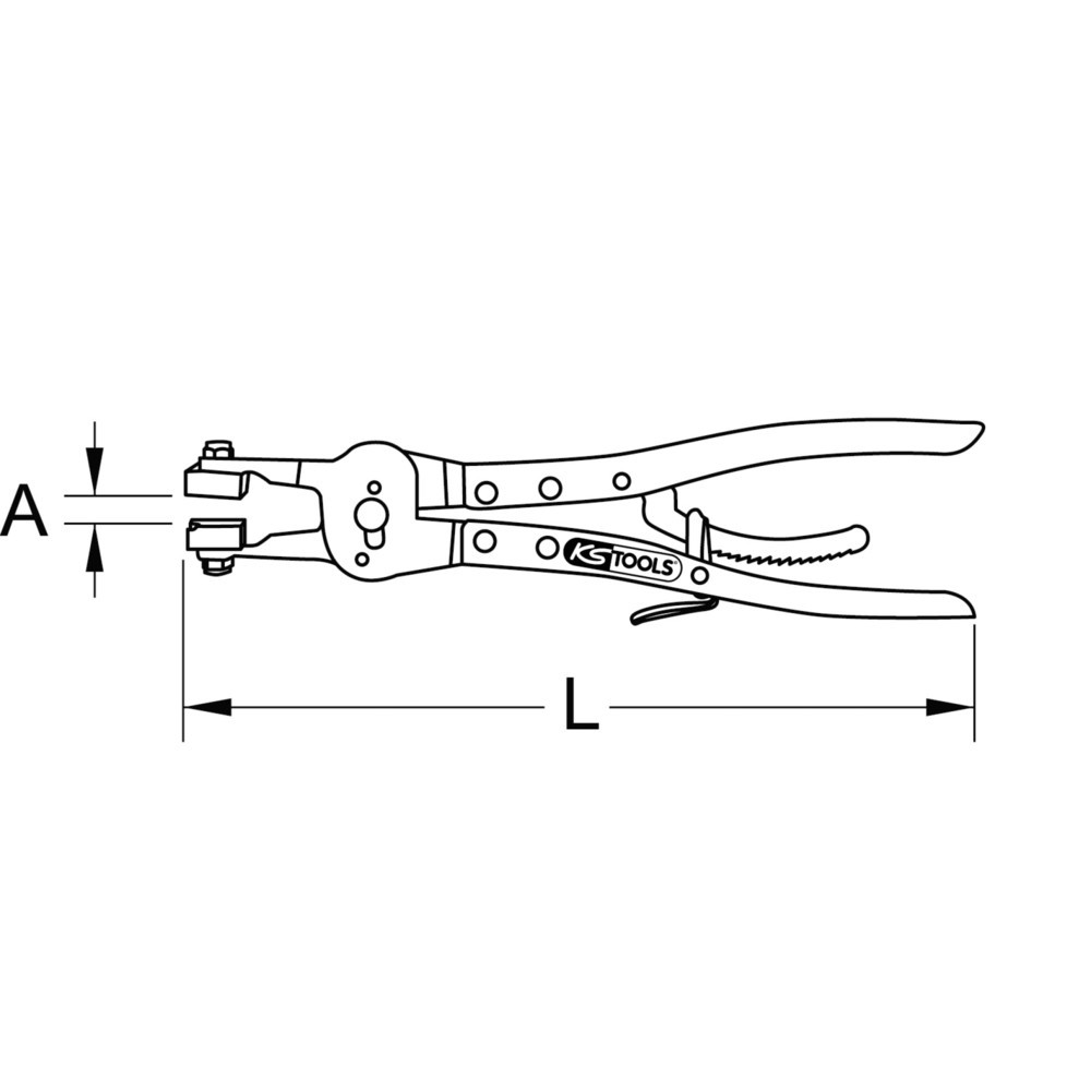Produktabbildung Nr. 6: KS TOOLS Schlauchklemmenzange Ø15-56mm