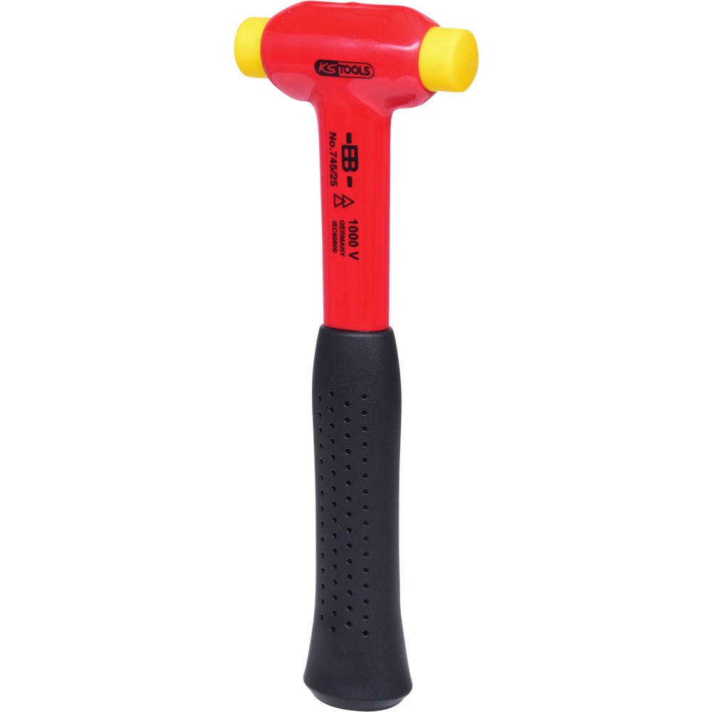 Produktabbildung Nr. 5: KS TOOLS Schonhammer mit Schutzisolierung, Kopf Ø 25mm