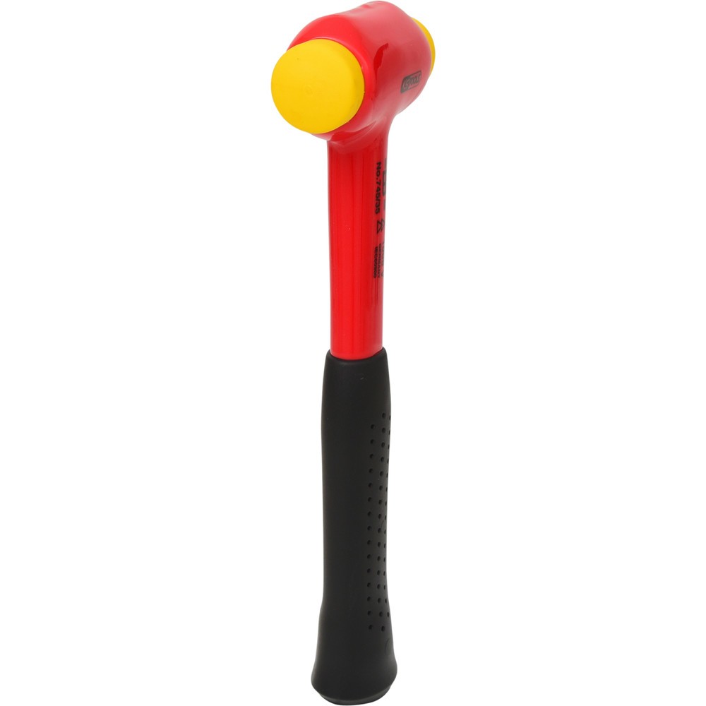 Produktabbildung Nr. 6: KS TOOLS Schonhammer mit Schutzisolierung, Kopf Ø 35mm