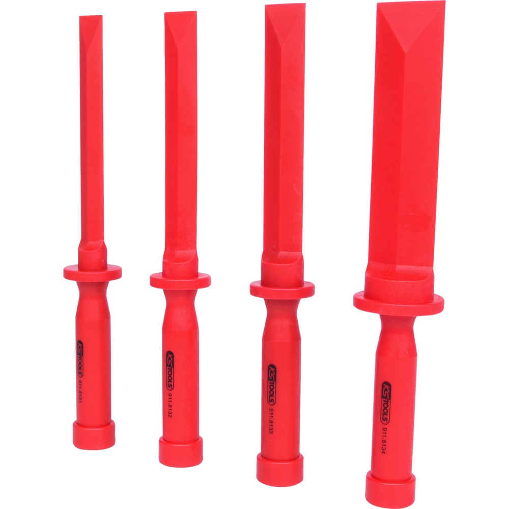 Produktabbildung: KS TOOLS Schonmeißel-Satz, 4-tlg, 19-38mm