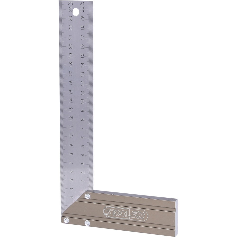 Produktabbildung Nr. 2: KS TOOLS Schreinerwinkel mit Aluminiumzunge, 250mm