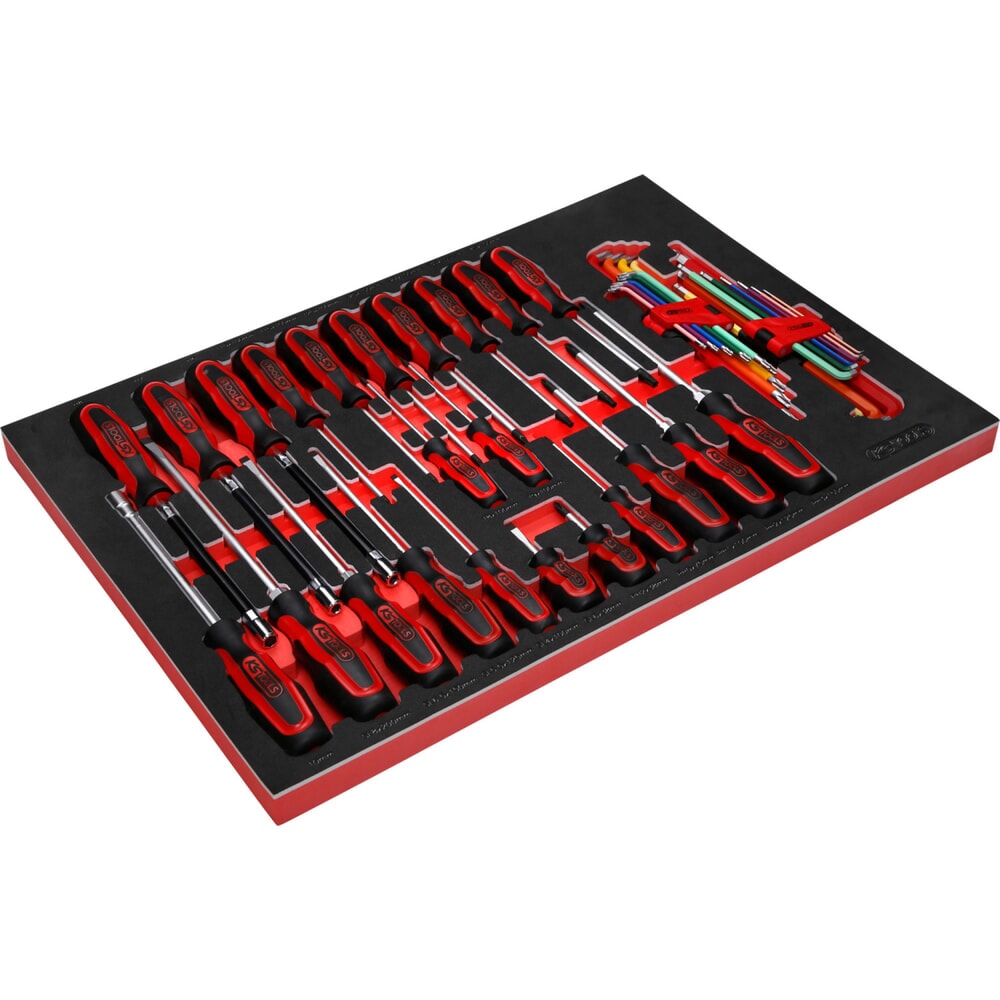 Produktabbildung Nr. 2: KS TOOLS Schraubendreher-Satz in Schaumstoffeinlage, 41-tlg