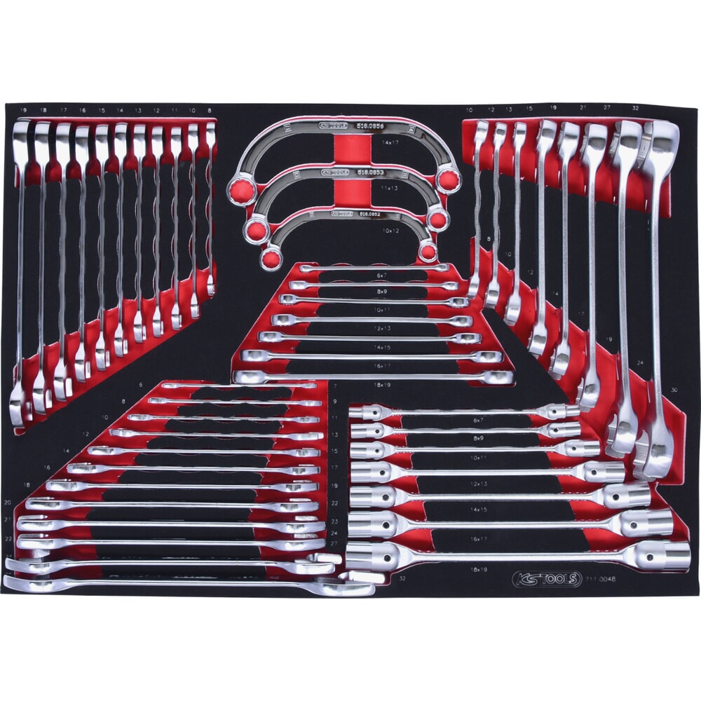 Produktabbildung Nr. 2: KS TOOLS SCS Schlüssel-Satz, 48-tlg in 1/1 Systemeinlage