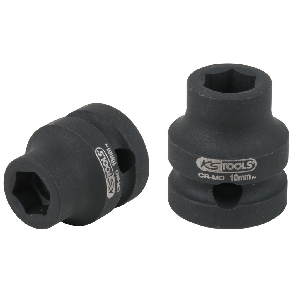 Produktabbildung: KS TOOLS 1/2" Sechskant-Kraft-Stecknuss, extra kurz, 10,0 mm