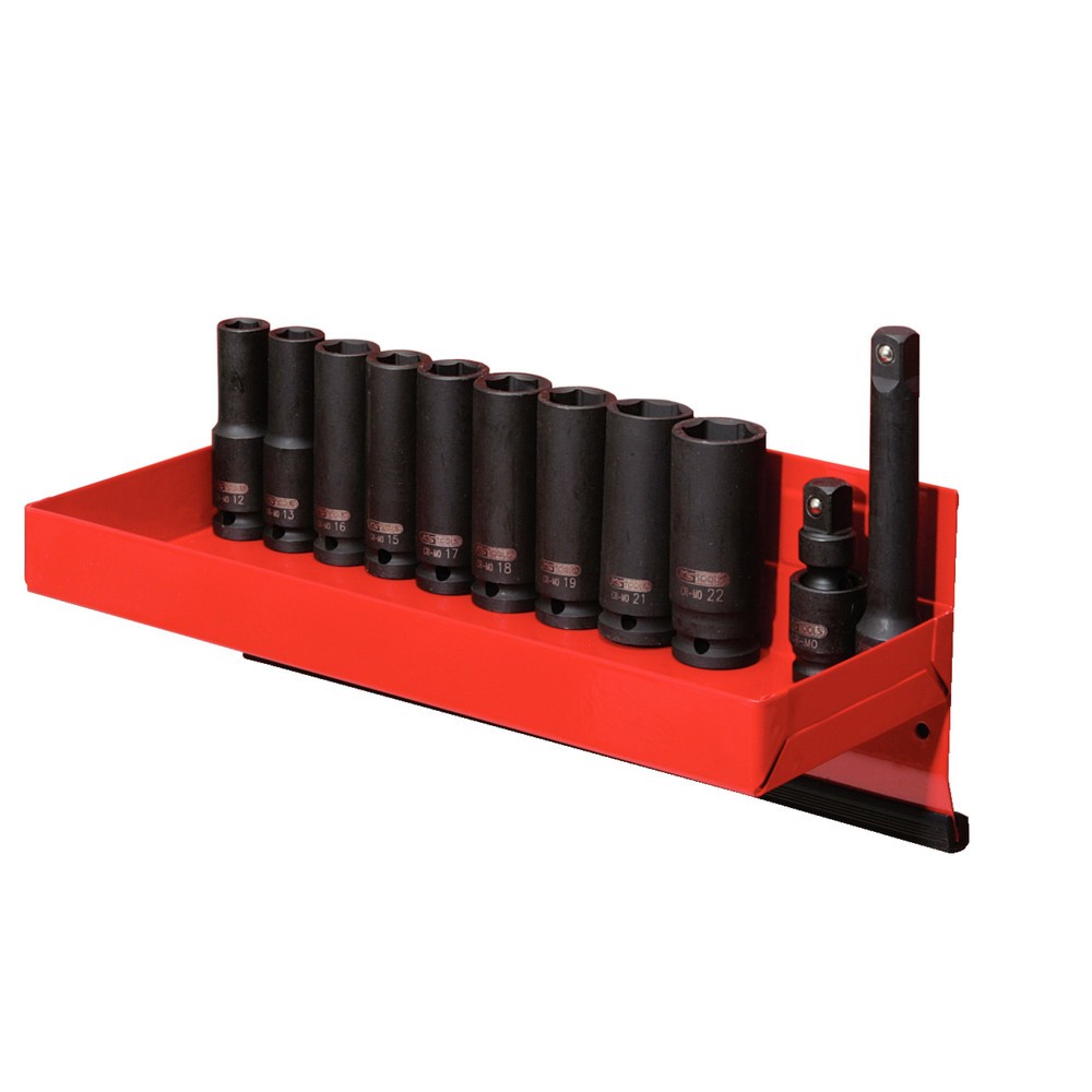 Produktabbildung: KS TOOLS 1/2" Sechskant-Kraft-Stecknuss-Satz, lang, 13-tlg
