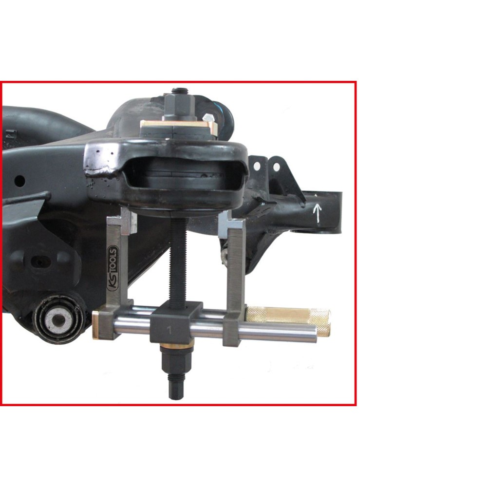 Produktabbildung Nr. 6: KS TOOLS Silentlagerwerkzeug-Satz für BMW Hinterachse, 13-tlg