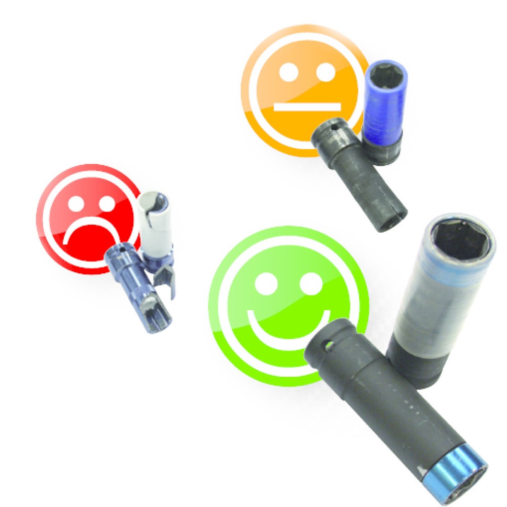 Produktabbildung Nr. 5: KS TOOLS SlimPOWER Impact-Stecknuss-Satz, extra lang, 2-tlg, 1/2", 17+19mm