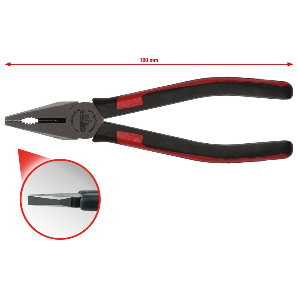 Produktabbildung Nr. 2: KS TOOLS SlimPOWER Kombinationszange, 160mm