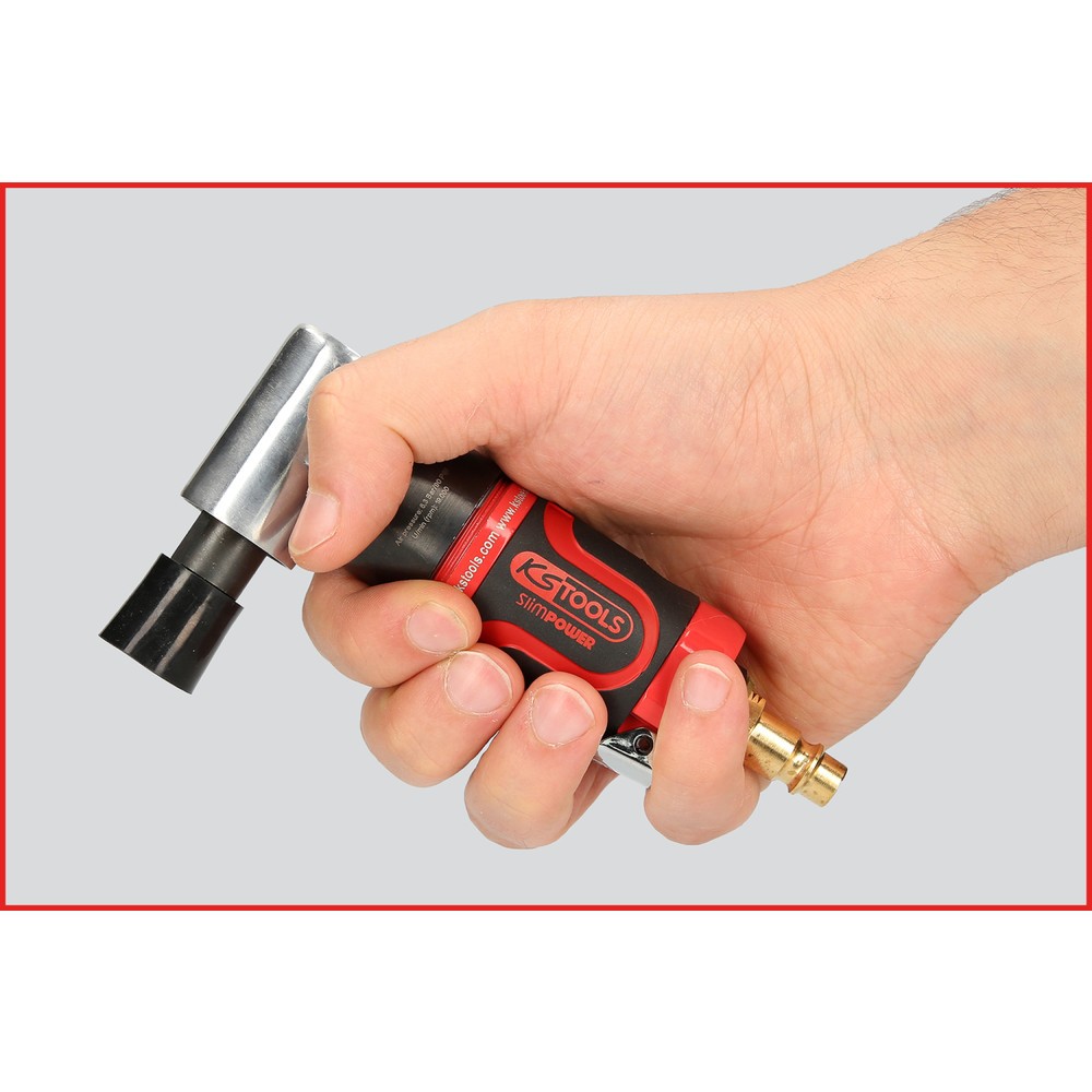 Produktabbildung Nr. 5: KS TOOLS SlimPOWER Mini-Druckluft-Schleifmaschine für kleine Pads, 19000 U/min