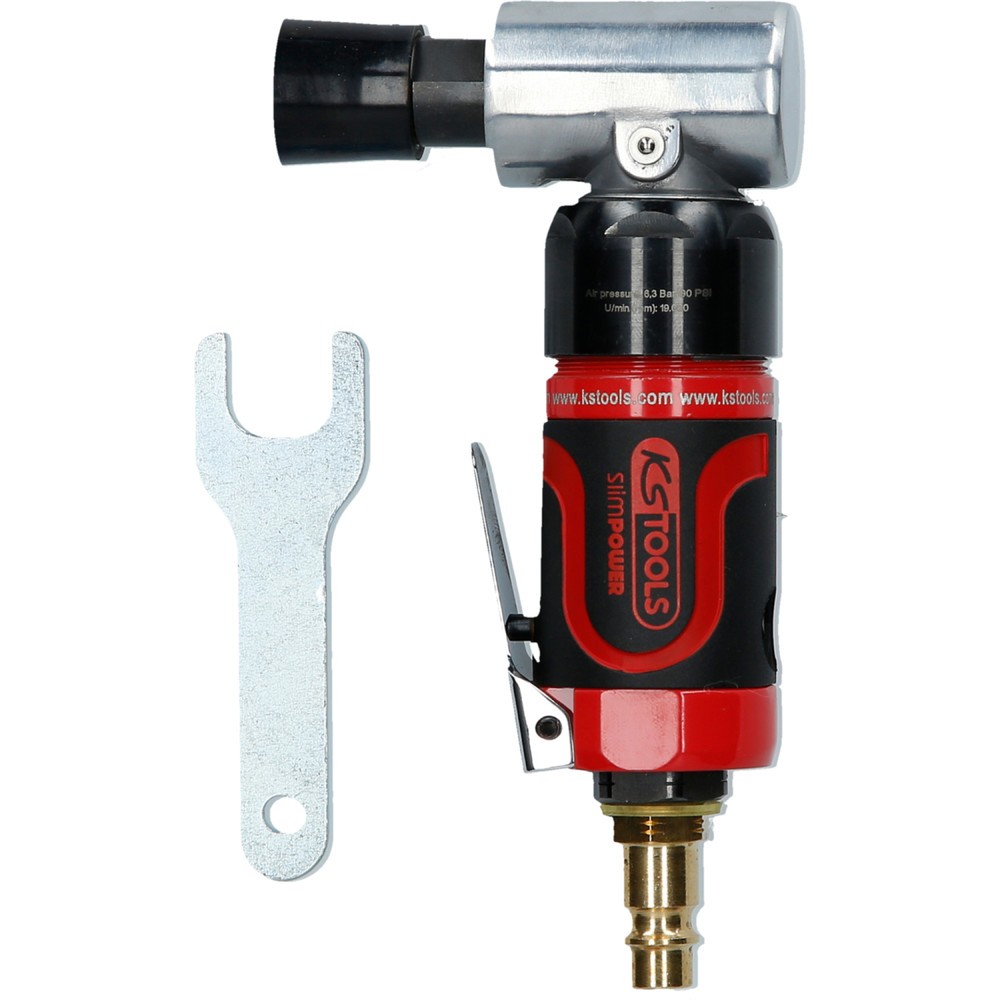 Produktabbildung Nr. 9: KS TOOLS SlimPOWER Mini-Druckluft-Schleifmaschine für kleine Pads, 19000 U/min