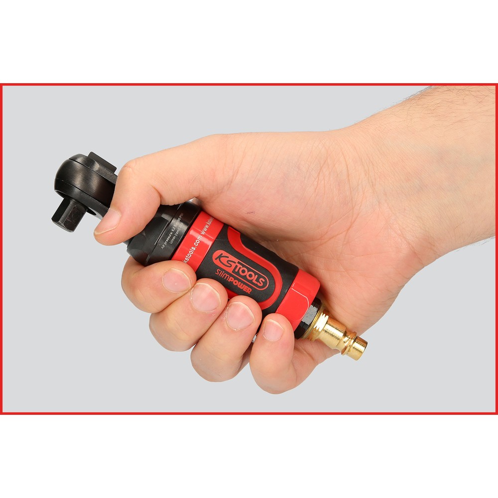 Produktabbildung Nr. 6: KS TOOLS 3/8" SlimPOWER Mini-Druckluft-Umschaltratsche 30Nm