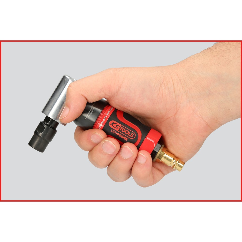 Produktabbildung Nr. 5: KS TOOLS SlimPOWER Mini-Druckluft-Winkelstabschleifer, 19.000 U/min