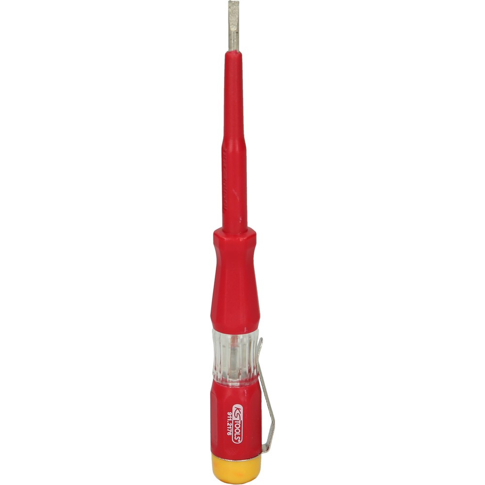 Produktabbildung: KS TOOLS Spannungsprüfer mit Schutzisolierung 100-500 V, 140mm