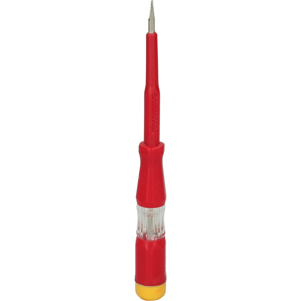 Produktabbildung Nr. 6: KS TOOLS Spannungsprüfer mit Schutzisolierung 100-500 V, 140mm