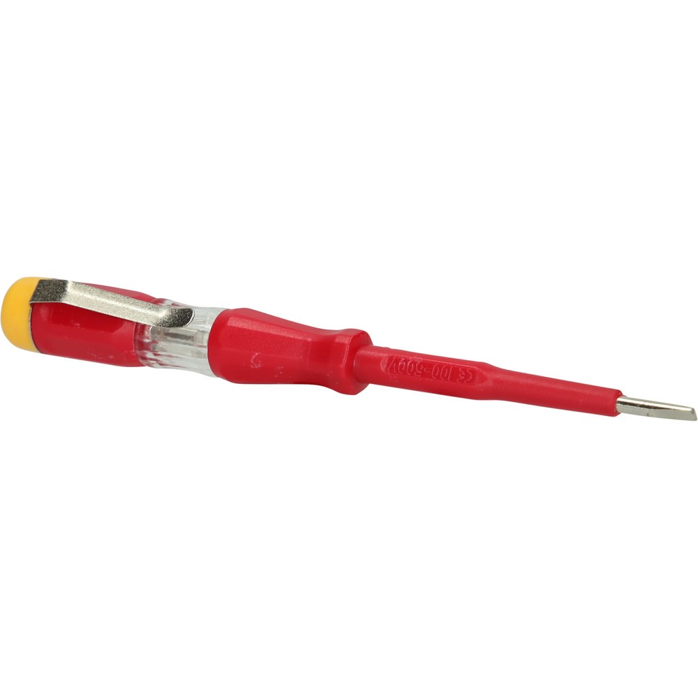 Produktabbildung Nr. 9: KS TOOLS Spannungsprüfer mit Schutzisolierung 100-500 V, 140mm