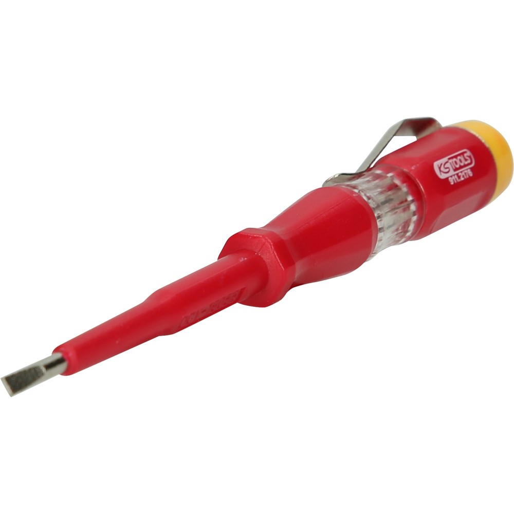Produktabbildung Nr. 10: KS TOOLS Spannungsprüfer mit Schutzisolierung 100-500 V, 140mm