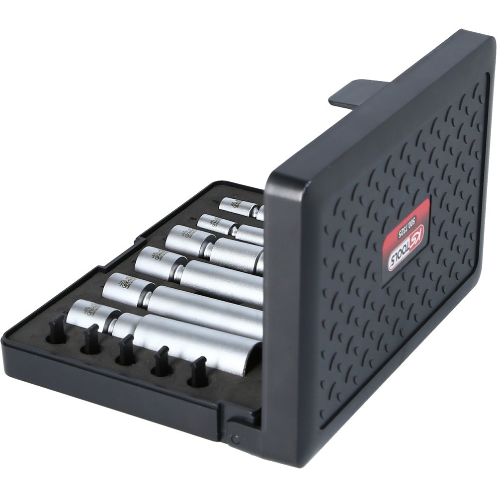Produktabbildung Nr. 3: KS TOOLS 1/4" + 3/8" Spezial-Glüh- und Zündkerzen-Stecknuss-Satz mit Gelenk, 11-tlg