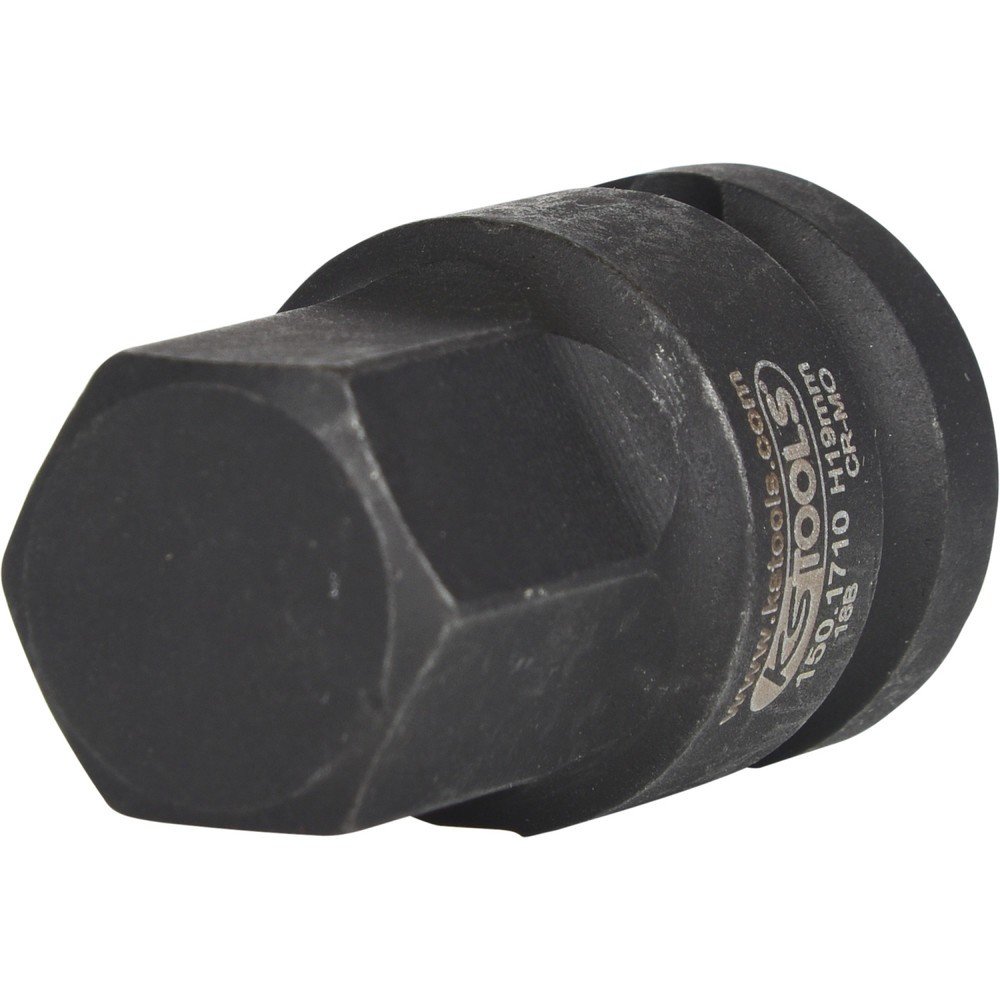 Produktabbildung: KS TOOLS 1/2" Kraft-Bit-Stecknuss, Innensechskant, 19mm