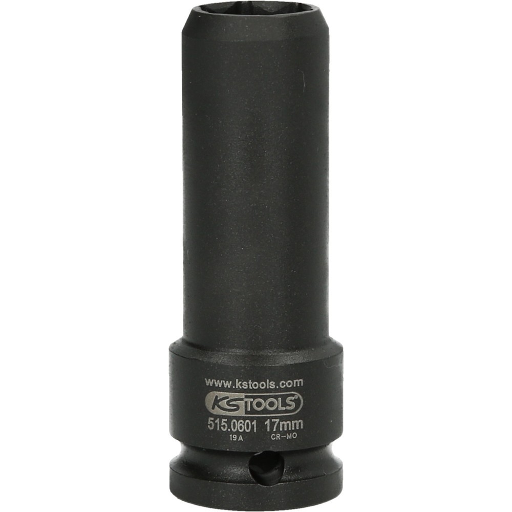 Produktabbildung: KS TOOLS 1/2" Spezial-Kraft-Stecknuss für geschraubte Spurplatten, 17 mm