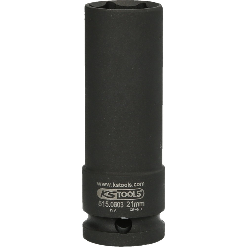 Produktabbildung: KS TOOLS 1/2" Spezial-Kraft-Stecknuss für geschraubte Spurplatten, 21 mm