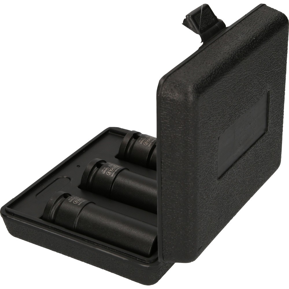 Produktabbildung Nr. 11: KS TOOLS 1/2" Spezial-Kraft-Stecknuss-Satz für geschraubte Spurplatten, 3-tlg