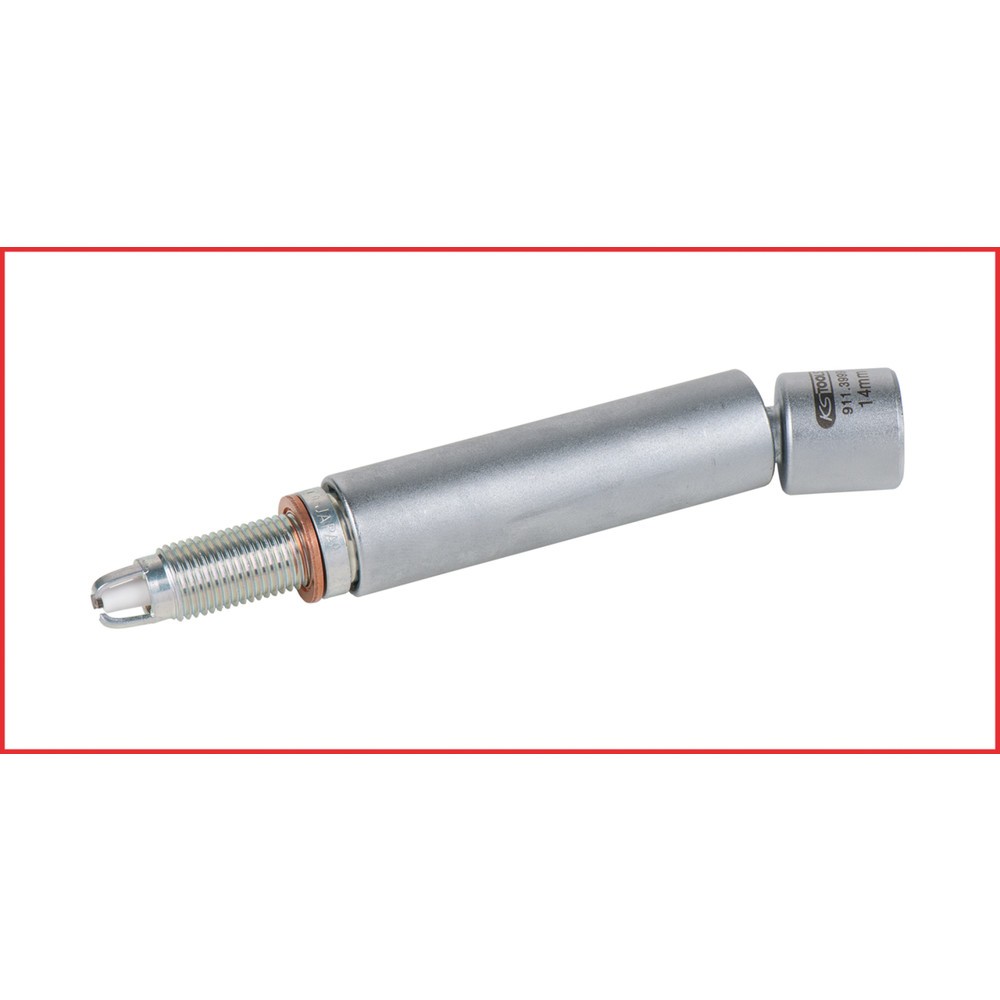 Produktabbildung Nr. 2: KS TOOLS 3/8" Spezial-Zündkerzen-Stecknuss für BMW mit Gelenk, 14mm