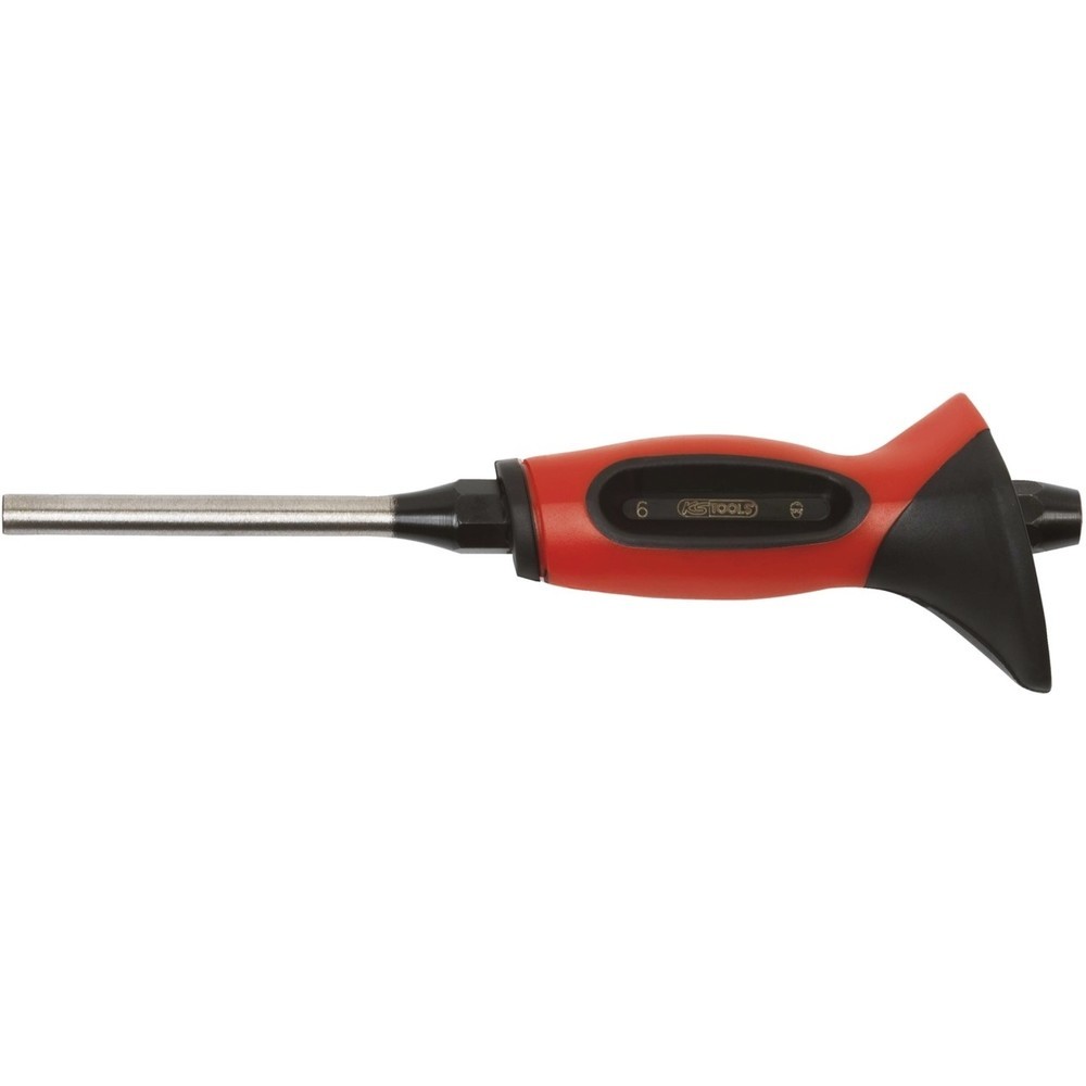 Produktabbildung Nr. 1: KS TOOLS Durchtreiber mit Handschutzgriff 4 mm