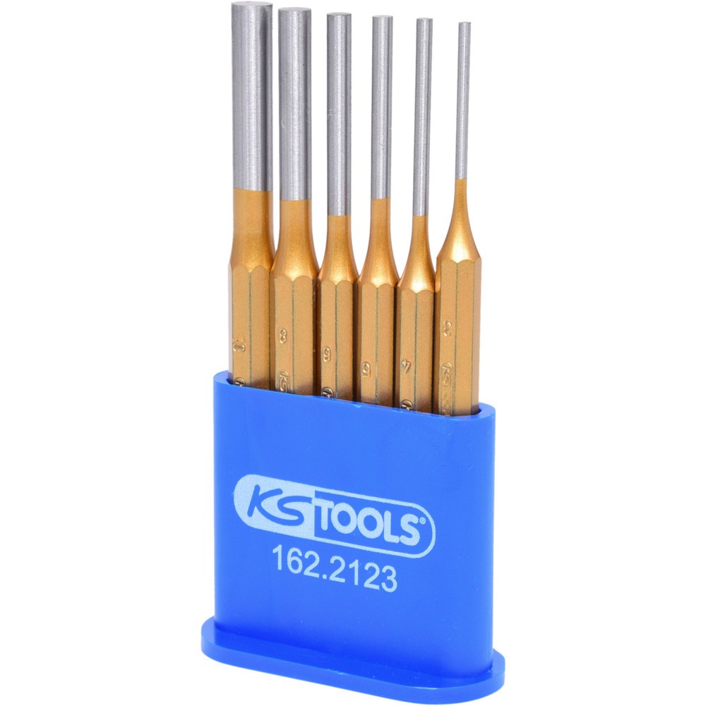 Produktabbildung: KS TOOLS Splintentreiber-Satz, 6-tlg  Ø3-4-5-6-8-10mm