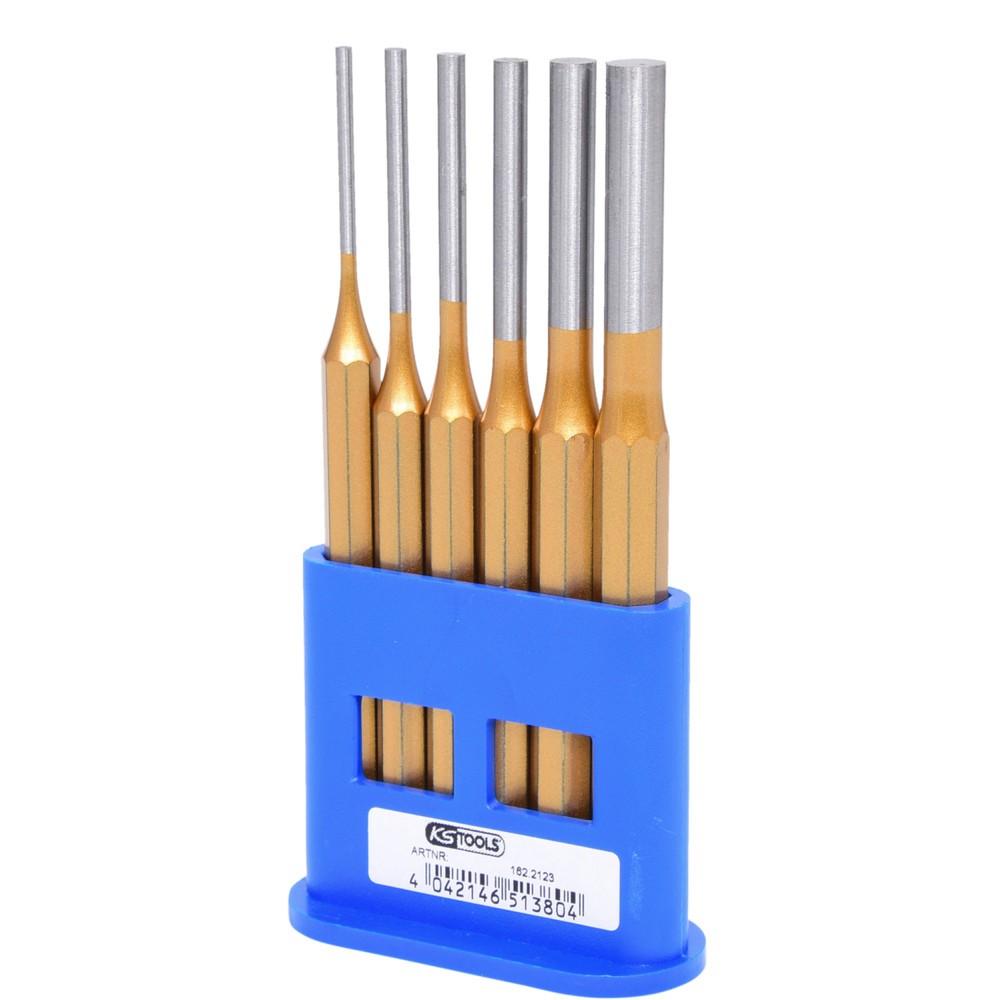 Produktabbildung Nr. 4: KS TOOLS Splintentreiber-Satz, 6-tlg  Ø3-4-5-6-8-10mm