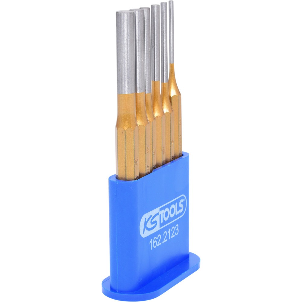 Produktabbildung Nr. 5: KS TOOLS Splintentreiber-Satz, 6-tlg  Ø3-4-5-6-8-10mm
