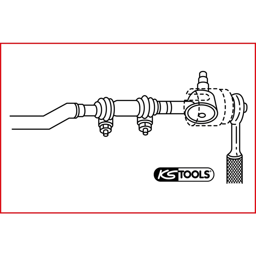 Produktabbildung Nr. 2: KS TOOLS 1/2" Spurstangenkopf-Stecknuss