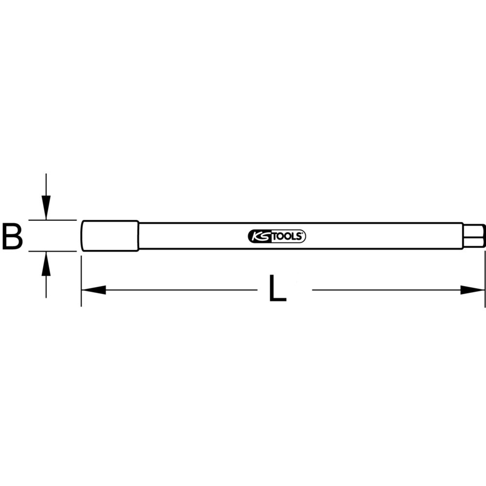 Produktabbildung Nr. 3: KS TOOLS Standarmaturenschlüssel, 9mm, 185mm