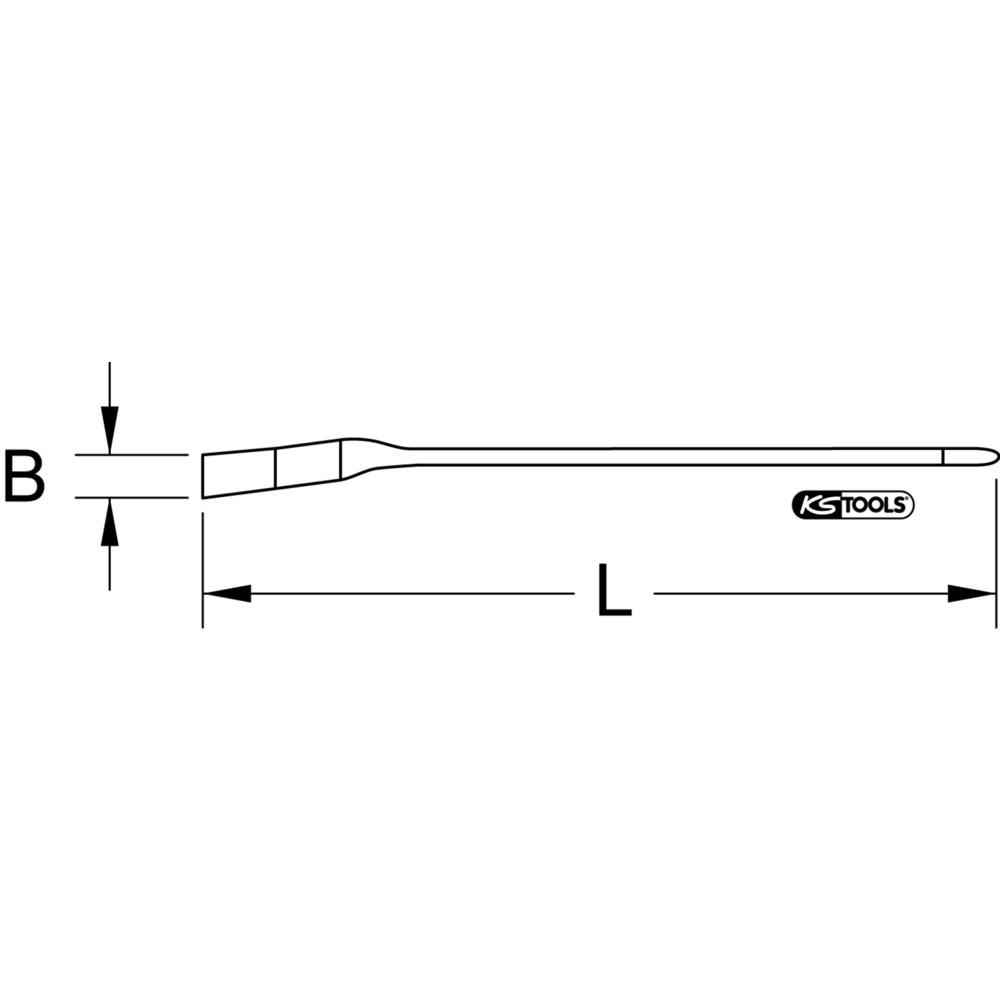 Produktabbildung Nr. 4: KS TOOLS Staubpinsel mit Schutzisolierung, gebogen, 25mm