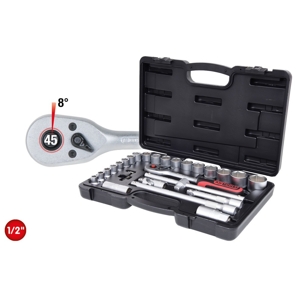 Produktabbildung: KS TOOLS 1/2" Steckschlüssel-Satz, 28-tlg