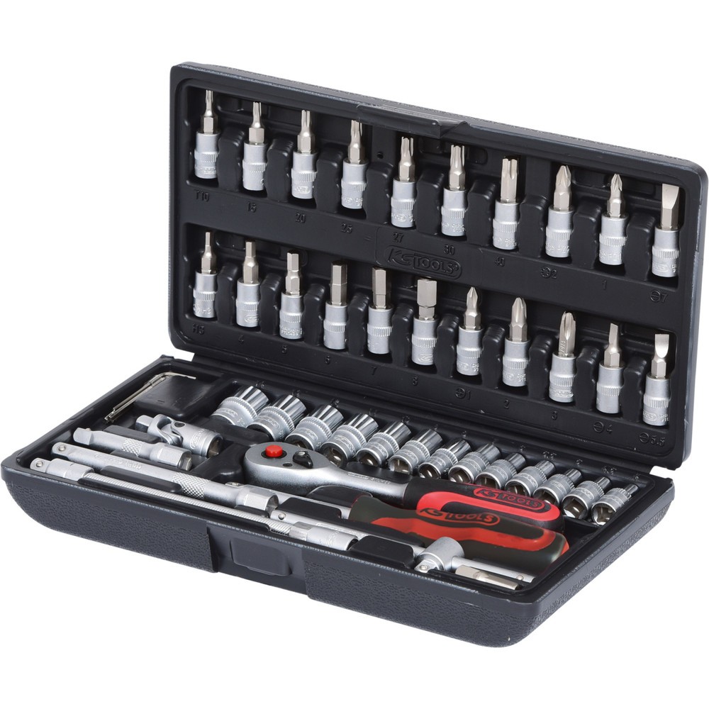 Produktabbildung: KS TOOLS 1/4" Steckschlüssel-Satz, 46-tlg