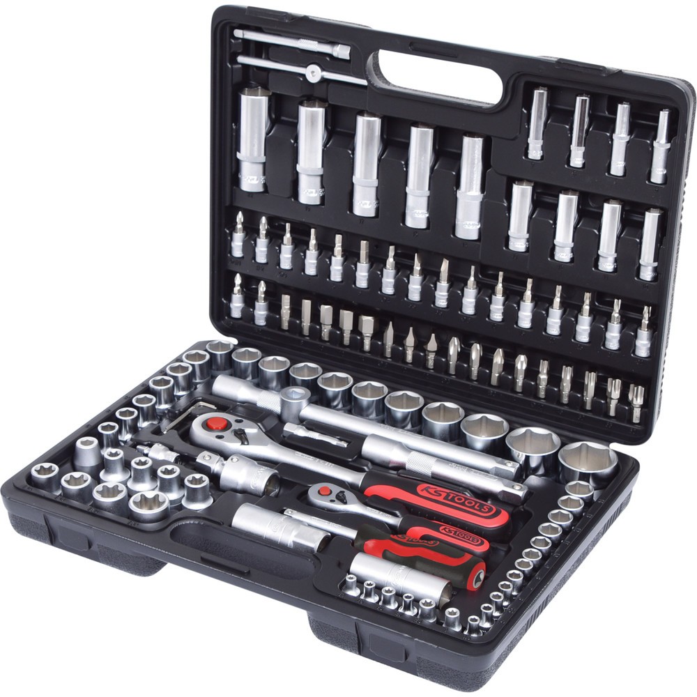 Produktabbildung: KS TOOLS 1/4"+1/2" Steckschlüssel-Satz, 108-tlg