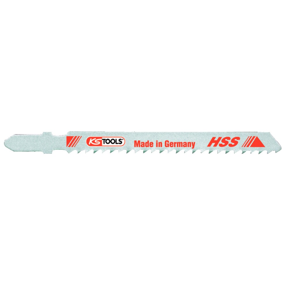 Produktabbildung Nr. 2: KS TOOLS Stichsägeblatt, HSS, 100mm, 3mm, T127D, 5er Pack
