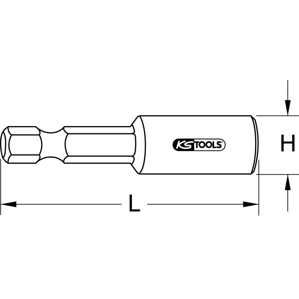 Produktabbildung Nr. 3: KS TOOLS 1/4" Stockschraubeneindreher, M12